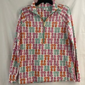 Lightweight pull over jersey jacket